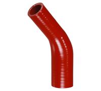 Tubo Flessibile Silicone Rosso 25-35mm 0,98"-1,38" ID 90mm 3,54"Lungo 45 Gradi