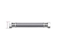 Tubo flessibile SUS 304 da 10 mm, 20 cm-200 cm, tubo interno da 1/2"-3/4" ingrandito, antideflagrante, intrecciato, flessibile, for rubinetto, tubo dell'acqua(G 3-4 Hose,100cm)