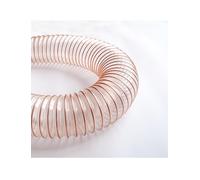 Tubo flessibile trasparente in PU, Tubo flessibile in poliuretano PU for aspirazione polvere, condotto dell'aria, aspirapolvere, lavorazione del legno, 3, piedi, diverse misure(275mm/0.93mm)