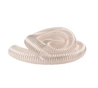 Tubo flessibile trasparente in PU, Tubo flessibile in PU for aspirazione di polvere e fumi, tubo for ventilazione for lavorazione del legno, lungo 1 m(ID 400mm)