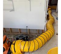 Tubo flessibile Tubo Flessibile Per Condotti In PVC Da 3 5 10 M Gancio A S Regolabile E Supporto In Acciaio, Ventilazione De'asciugatrice Soffiatore Servizio(L 9.8ft/3m,ID 6in/150mm)