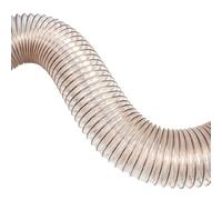 tubo flessibile, Tubo in poliuretano for condotto dell'aria in PU con filo di rame, 1 metro/39,37 pollici, for il trasporto di materiali frantumati, spessore della parete 2 mm(Inner diameter:90mm)