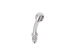 Tubo flessibile turbo Tubo flessibile per olio freno idraulico per motocicletta in acciaio inossidabile AN3, raccordo banjo da 10 mm dritto/estremità del tubo 28/45/90°(BJ13-28Z)