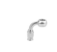 Tubo flessibile turbo Tubo flessibile per olio freno idraulico per motocicletta in acciaio inossidabile AN3, raccordo banjo da 10 mm dritto/estremità del tubo 28/45/90°(BJ02-90Z)