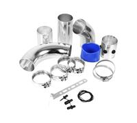 Tubo Flessibile Universale 76mm Turbo Kit Tubo Aspirazione Aria Tubo Alluminio Sistemi Raffreddamento Condotto Ammissione Fredda Snorkel Collettore Tubo Avviamento Tubo Aspirazione Aria