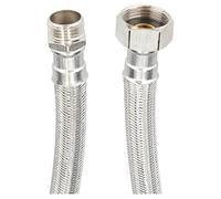 Tubo Fontastock Acciaio Inox AISI 304 EPDM Maschio 1/2"- Femmina 3/4" 40 cm (Referenza: S6500113)