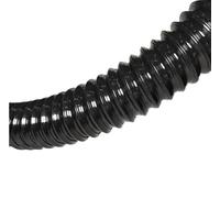 Tubo for raccolta polveri in poliuretano 1M | Dimensioni multiple nere: aspirapolvere for officine di lavorazione del legno for l'estrazione della polvere(125mmx2mm)