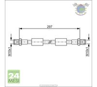 Tubo freni Bosch Anteriore per VW LT 40-55 28-35 KAEFER