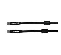 TUBO FRENO 1075MM DADO GIREVOLE 1/8 BSP - NERO