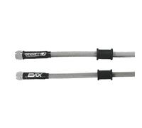 TUBO FRENO 435MM DADO GIREVOLE 1/8 BSP TRASPARENTE EVOK PER MOTO SCOOTER