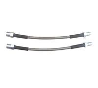 Tubo Freno - Anteriore 1 paio di tubi flessibili per freni idraulici posteriori M10x1 femmina + maschio M10x1 adatti per Audi, Benz e BMW.(300MM)