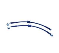 Tubo Freno - Anteriore 1 paio di tubi flessibili universali per freni idraulici intrecciati M10x1 femmina con attacco metrico in acciaio inox + banjo AN3 da 12 mm(600MM)