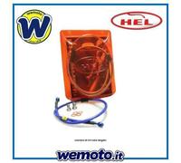 TUBO FRENO ANTERIORE IN TRECCIA - HONDA NX 650 DOMINATOR 88-01 ATTACCO PASSO 1.0