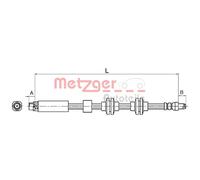Tubo freno anteriore Metzger per BMW E81 E87 E88 E82 E90 E93 E91 E92 E89