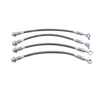 Tubo Freno - Anteriore Set di tubi flessibili per freni idraulici anteriori e posteriori, ad alta resistenza, adatti per Patrol Y60 1988-1997