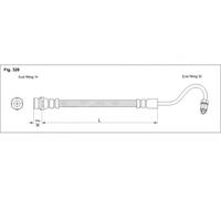 Tubo freno HA ST.1007 STARLINE