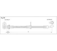 Tubo freno HA ST.1163 STARLINE
