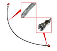 TUBO FRENO IN TRECCIA TRASPARENTE GLOBAL SYSTEM 850 mm PER RACCORDI - UNIVERSALE