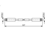 Tubo freno per BOSCH 1 987 476 856 per VW PASSAT B5.5 (3B3) 2 2000-2005