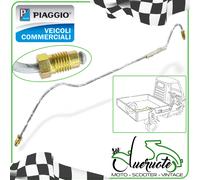 TUBO FRENO POSTERIORE SINISTRO PER APE 50 1977-2017 RACCORDO POMPA OLIO FRENI