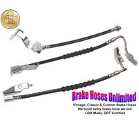 Tubo Freno Set Ford XL, 1969 Late, Con Wer Posteriore Asse - Anteriore Tamburo