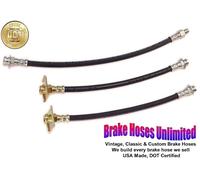 Tubo Freno Set Plymouth Valiant 1967 1968 1969 - 6 Cilindro, Con 9 " Tamburi