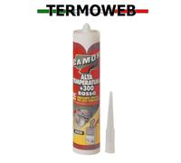 Tubo Fumi Per Stufa A Pellet Silicone Per Alta Temperatura Rosso Camon