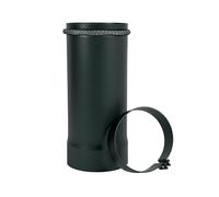 TUBO FUMO TELESCOPICO NERO PER CANNA FUMARIA STUFA A LEGNA