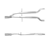 TUBO GAS SCARICO PER Audi A6 3.0 TDI quattro 171 KW 233 CV Tubo gas scarico