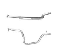 TUBO GAS SCARICO PER Ford S-Max 2.0 TdCi 147 KW 136 CV Tubo gas scarico