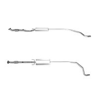 TUBO GAS SCARICO PER Vauxhall Corsa MK III (D) 1.0 44 KW 60 CV Tubo gas scari