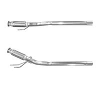 TUBO GAS SCARICO PER VW Transporter V Furgonato 2.0 TDI 75 KW 102 CV Tubo gas