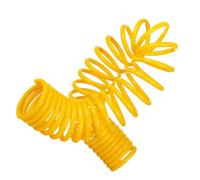 Tubo Giardino a Spirale Giallo Eva, Flusso Costante per Piante e Barche | Struttura a Molla, Resistente al Gelo e Pieghe, per Pulizia di Vialetti e Terrazze, Uso in Giardino