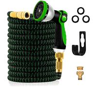 Tubo giardino estensibile 30m, sprinkler, resistente, multifunzione