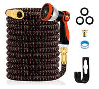 Tubo giardino estensibile 45m con ugelli, resistente, portable, multifunzionale