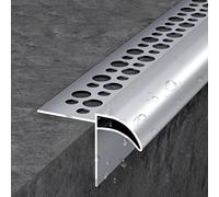 Tubo gocciolante in Metallo per prevenire Il riflusso della Pioggia, Tubo gocciolante in Alluminio da 3,3 a 19,7 Piedi per Il Bordo del Tetto/Bordo della Finestra, Barra di modellatura della grondaia