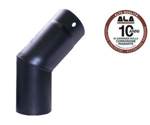 Tubo gomito aperto 45° per stufe Ala Aeternum TOP