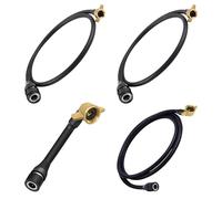 Tubo gonfiatore per pneumatici, ricambio per prolunghe della pressione dell'aria, adattatore per tubo del compressore per auto, biciclette, moto e sconfitta sicura per gonfiatori di pneumatici