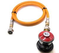 Tubo GPL Alta Pressione 1.5m 35mm Clip Jumbo Bombola Propano 4kg/h 236IS