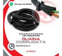 Tubo Guaina Corrugata 4,5 7,5 8,5 11 13 16 19 22 25 28 PVC IMPIANTO ELETTRICO