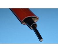 TUBO GUAINA ISOLANTE VETRO SILICONE ALTE TEMPERATURE PROTEZIONE kV 4,0 260°C