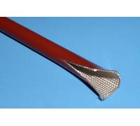TUBO GUAINA ISOLANTE VETRO SILICONE ALTE TEMPERATURE PROTEZIONE kV 4,0 260°C