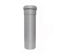 Tubo HTEM 1 Bicchiere diametro 90 mm Lungo 250mm Grigio