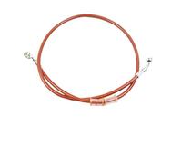 Tubo idraulico Cavo Intrecciato Arancione Da 400 A 2200 Mm Tubo Flessibile Freno Idraulico DOT Tubo Olio Linea 10 Mm Banjo Per tubo freno moto(Orange 1900mm)