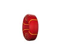 Tubo idraulico da 10 m, diametro 19 mm, colore rosso, ideale per impianti idraulici e sistemi di irrigazione.