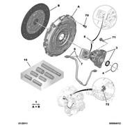 Tubo idraulico Originale Citroen Peugeot C4 C5 3008 508 2156H8