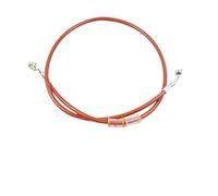 Tubo idraulico Per Suzuki ATV DOT Tubo Olio Linea Cavo Intrecciato 10mm Banjo Arancione 400 A 2200mm Tubo Freno Idraulico tubo freno moto(Orange 1600mm)