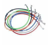 Tubo idraulico Universale 400mm - 2200mm Moto Tubo Freno Idraulico Linea Cavo 28 Gradi 10mm Banjo Tubo Linea Tubo Olio Intrecciato tubo freno moto(800 mm)