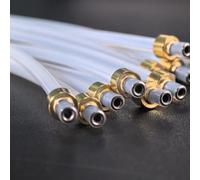 Tubo in acciaio inossidabile ad alta pressione per macchine da espresso, dimensioni ID2 OD4mm, ottimizzato per l'integrità del flusso sotto carico di pressione costante (500 mm)