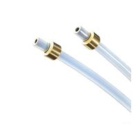 Tubo in acciaio inossidabile ad alta pressione per macchine da espresso, dimensioni ID2 OD4mm, ottimizzato per l'integrità del flusso sotto carico di pressione costante (400 mm)